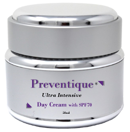 Preventique's Ultra Intensive Day Cream with SPF-70