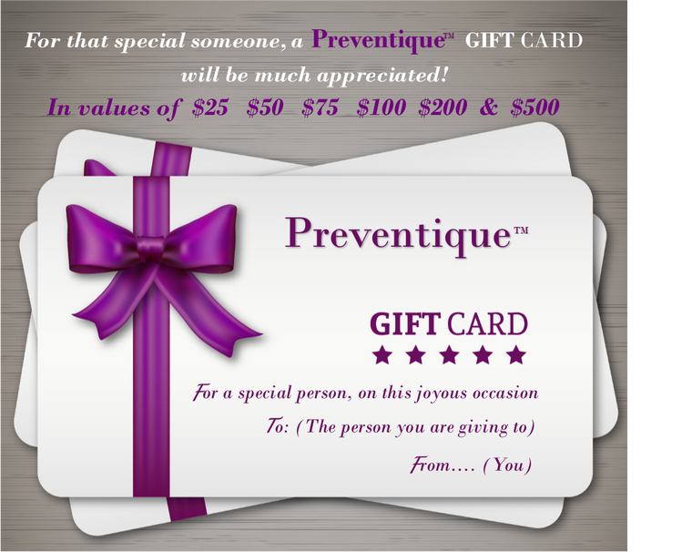 Preventique Gift Card
